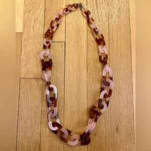 JCrew Chainlink Resin Necklace